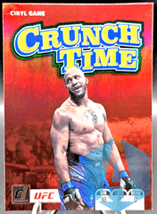 2022 Panini Donruss UFC Ciryl Gane #3 Green Flood Crunch Time